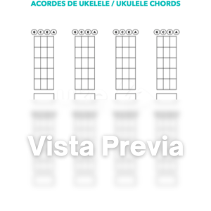 Plantilla de acordes de ukelele (PDF descargable)